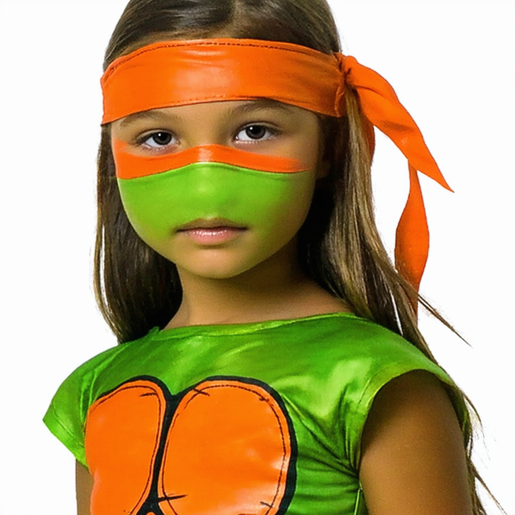 Teenage Mutant Ninja Turtles Sassy Tween Girl's Michelangelo Costume