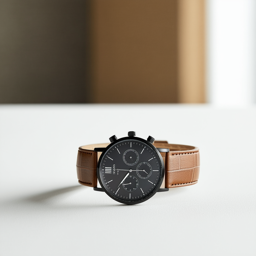 Skagen Men's SKW6359 Ancher Brown Leather Chronograph Watch