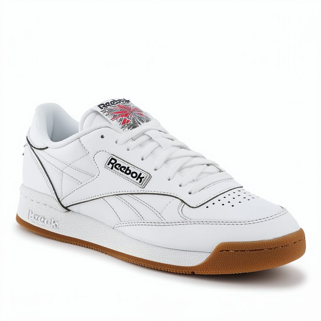 Reebok womens Classic Leather Sneaker, White/Gum 2, 7.5 US
