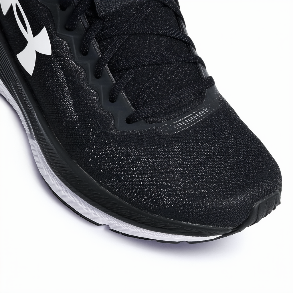 Under Armour Women's Charged Intake 3 Running Shoe, Black (003)/White, 10