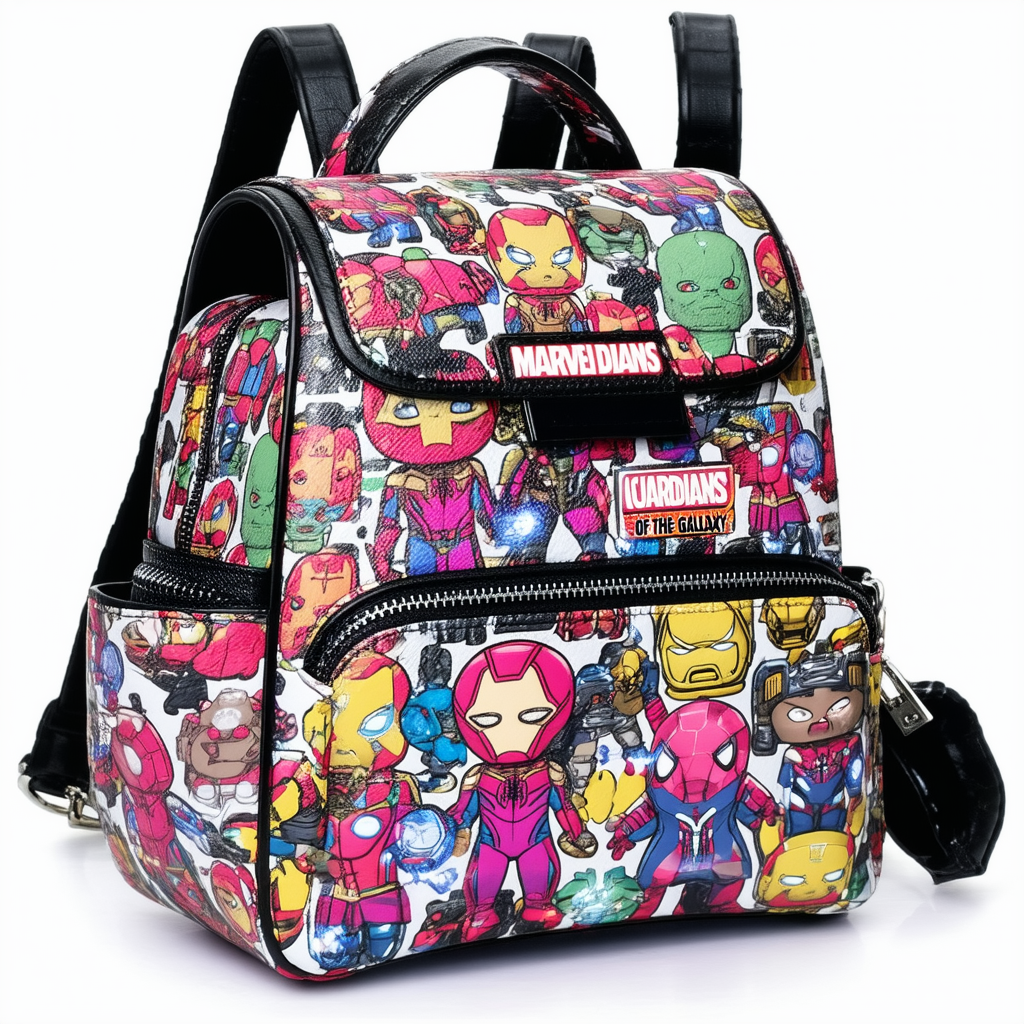 Loungefly Marvel Guardians of the Galaxy Kawaii All Over Print Mini Backpack