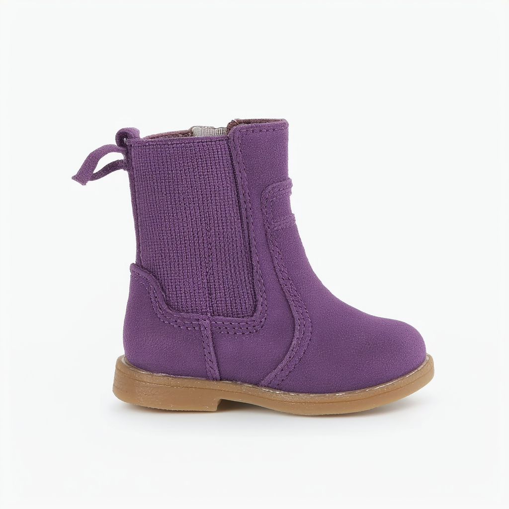 Carter's Girl's Cory Ankle-Boot, Purple, 9 Toddler