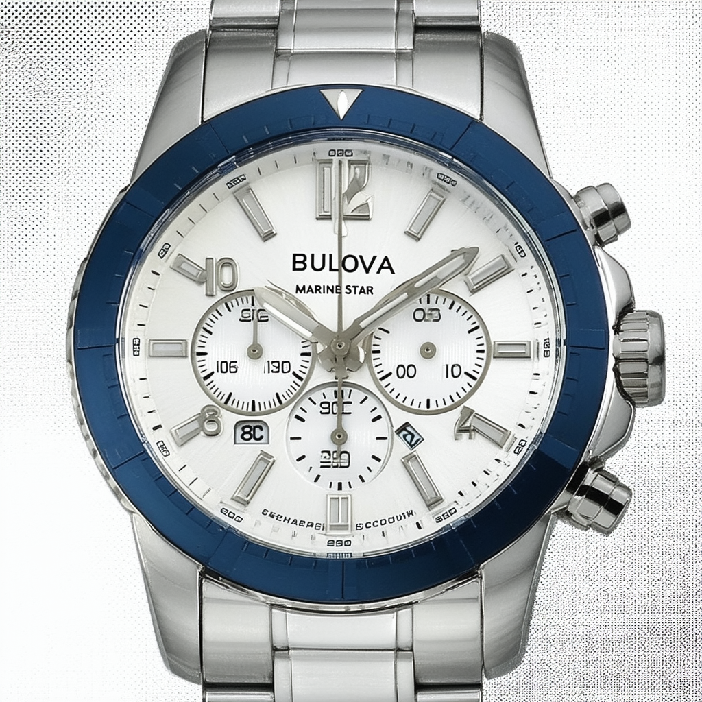 Bulova Men's 96C30 Marine Star Chronograph Watch