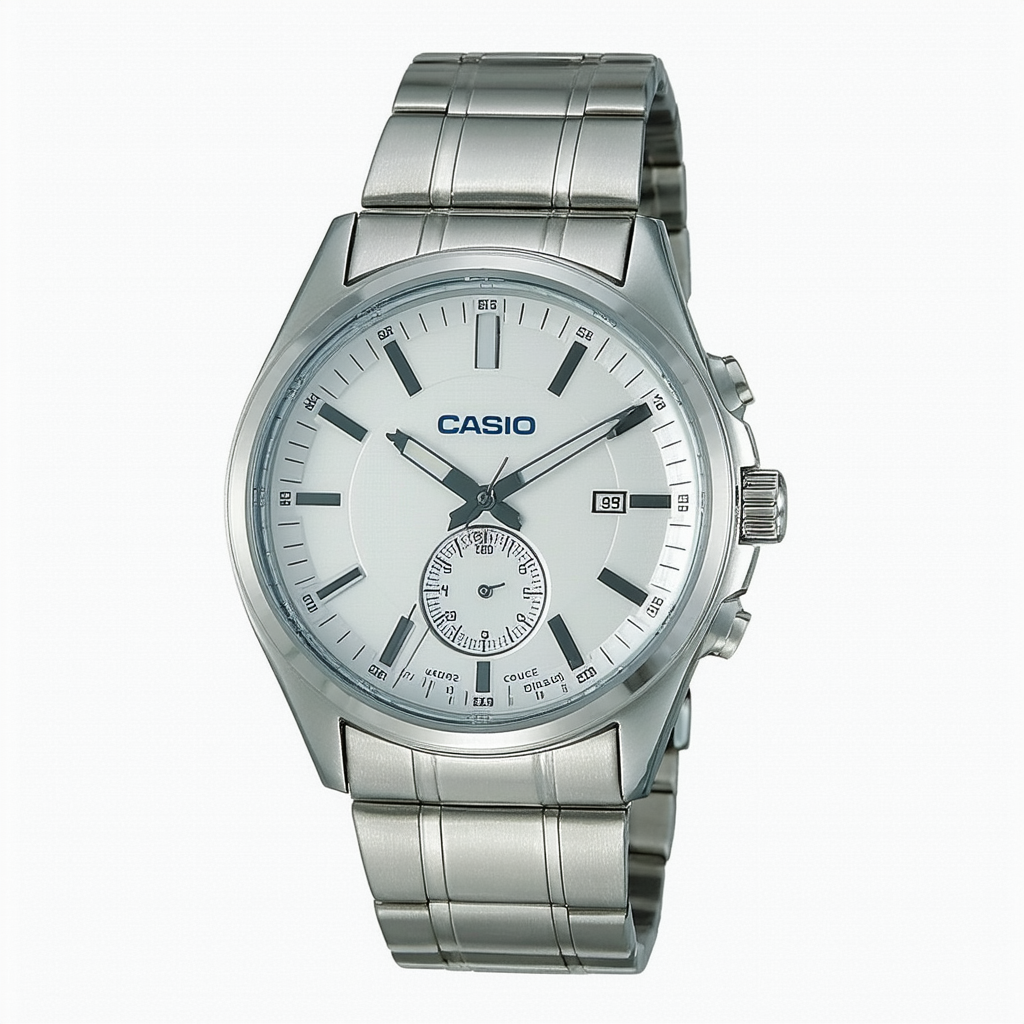 Casio Men's Analogue Quartz Watch with Stainless Steel Strap EFR-S107D-1AVUEF