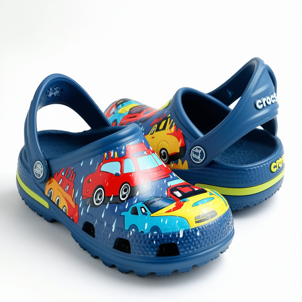 Crocs Kids' Bump It Cars K Rain Boot