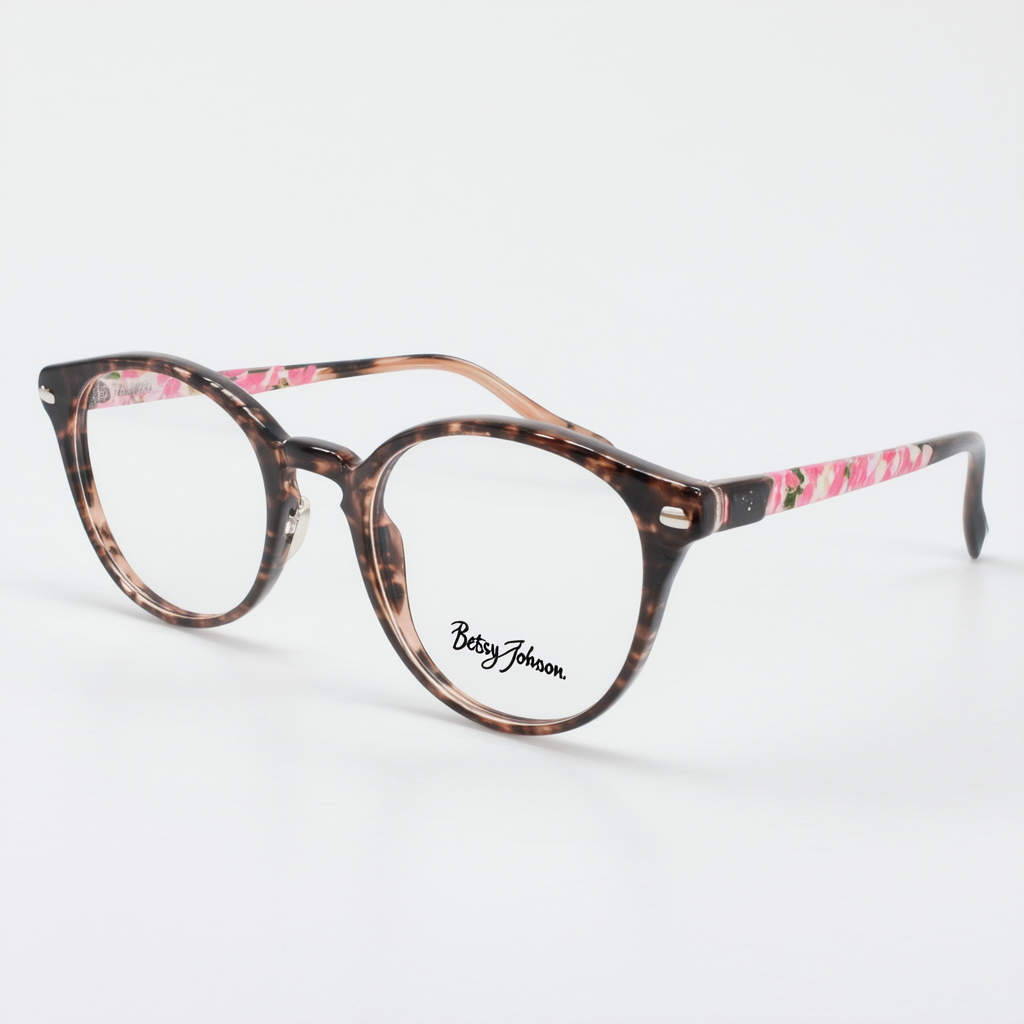 Betsey Johnson Women's Eyeglasses Tutu Sweet BJ013 BJ/013 02 Espresso Full Rim Optical Frame 52m