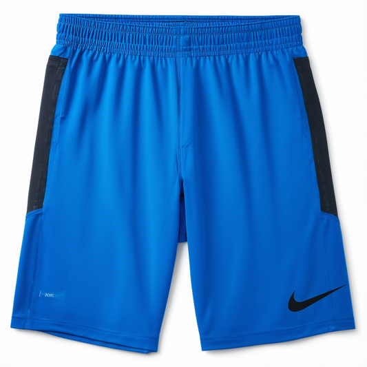 Nike Men's Dri-Fit 7" Distance Running Shorts-Blue-Medium