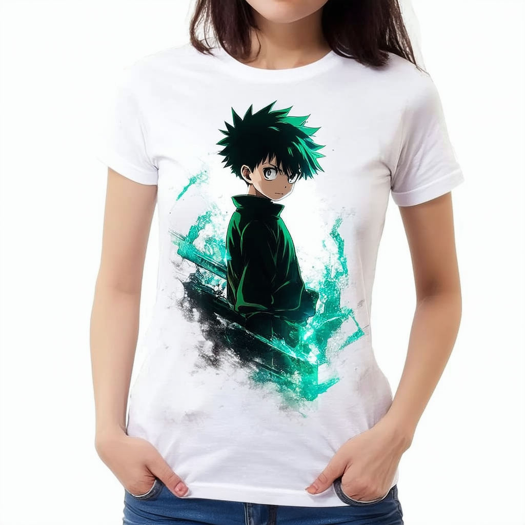 Womens Hunter X Hunter Anime Cartoon Black Graphic Tee