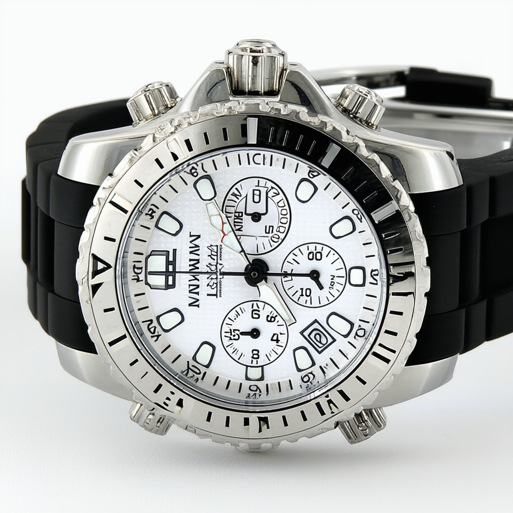 Invicta Men's 11163 Sea Hunter Pro Diver Chronograph White Textured Dial Watch