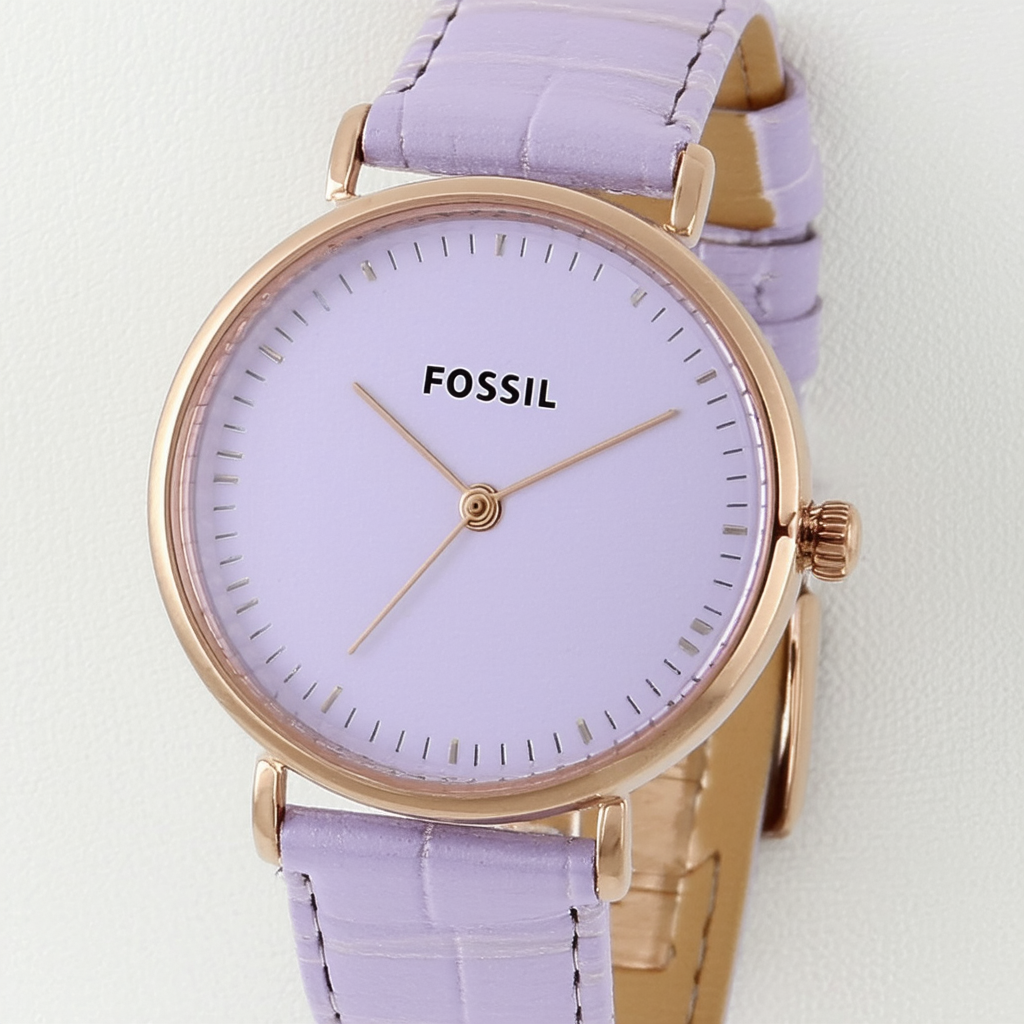 Fossil Women's ES3794 Jacqueline Analog Display Analog Quartz Purple Watch