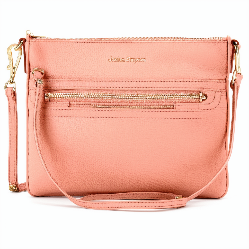 Jessica Simpson Joyce Crossbody Clutch Peach One Size