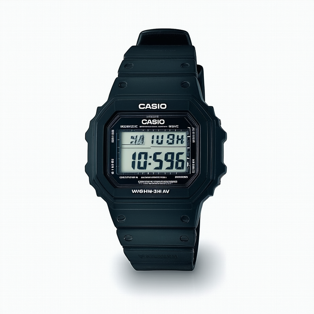 Casio Men's W96H-1AV Sport Watch with Black Band