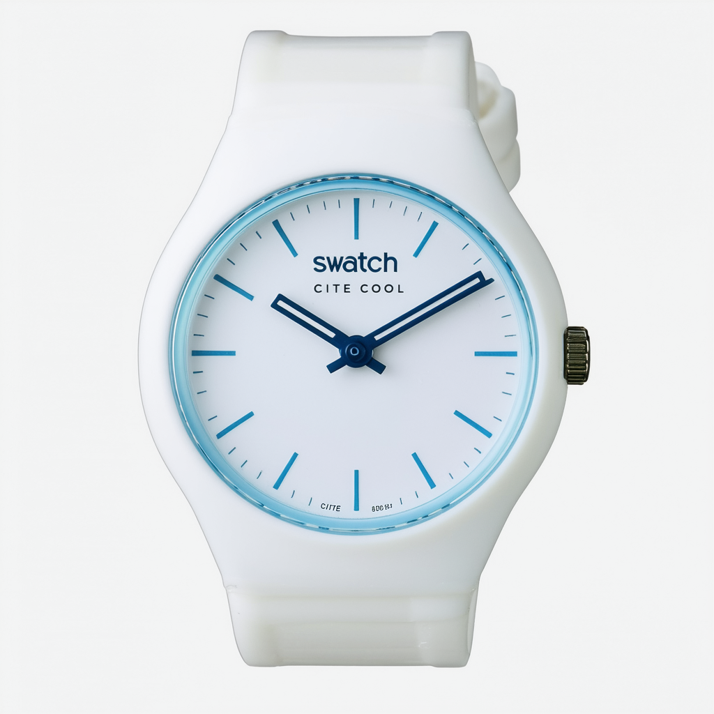 Swatch CITE COOL Ladies Silicone Strap Watch YSS306