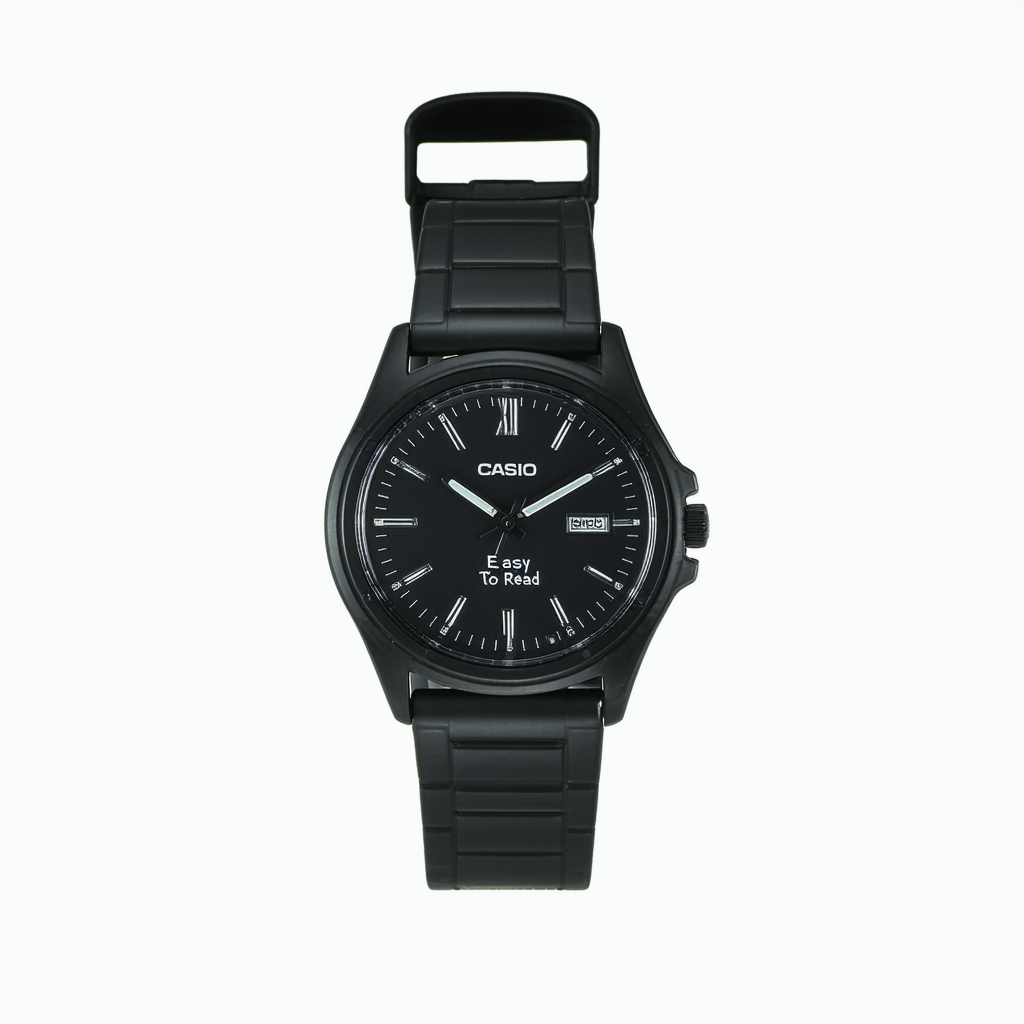 Casio Men's 'Easy To Read' Quartz Black Casual Watch (Model: MW240-4BV)