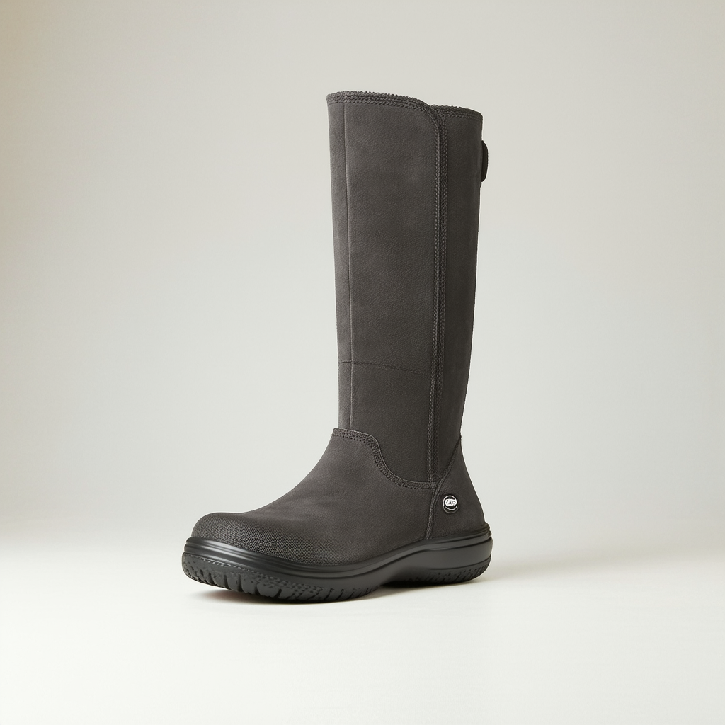 Crocs Womens Berryessa Tall Faux Suede Boot Shoes