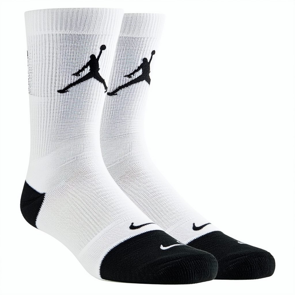 Nike Jordan Boys 2 Pack VIII Retro HIGH Crew Socks, 5Y-7Y