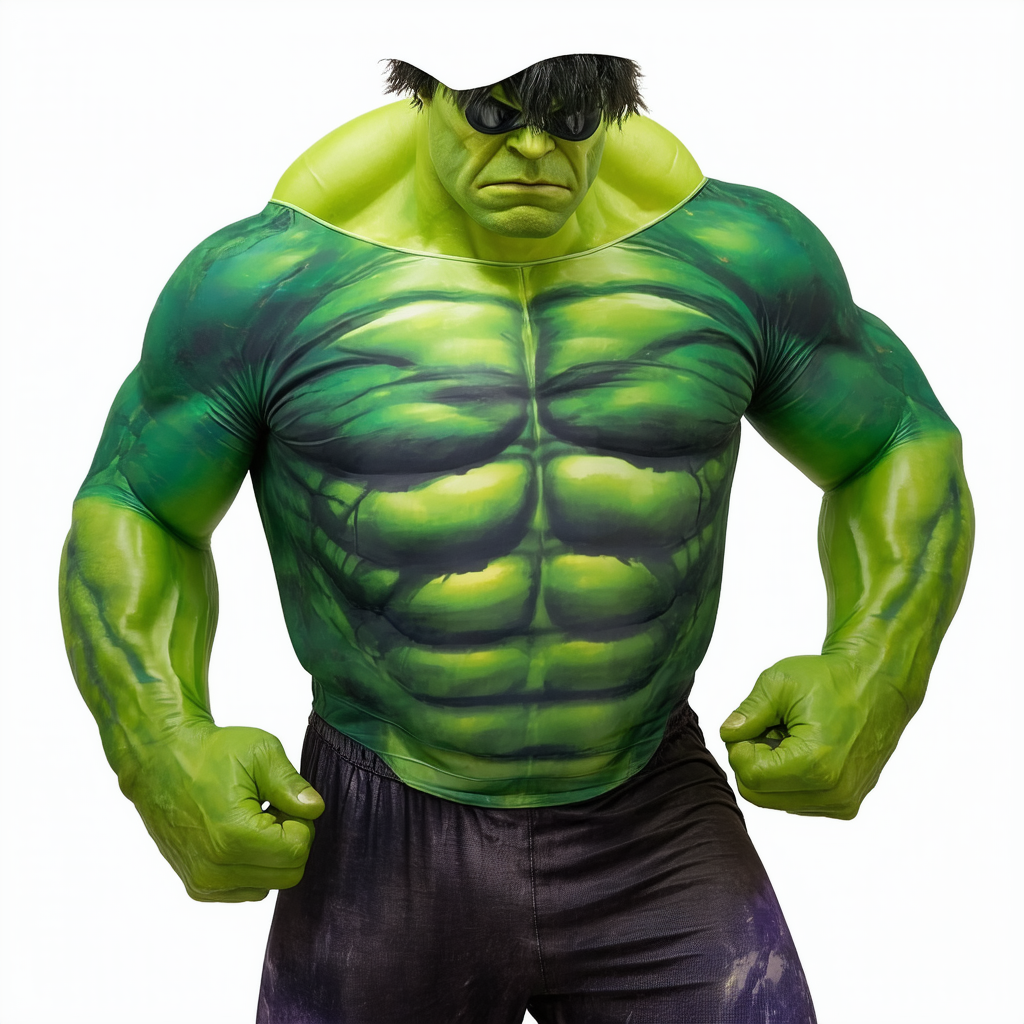 Rubie's Men's Marvel: Avengers 4 Men's Hulk Costume Top and Mask Adult Costume
