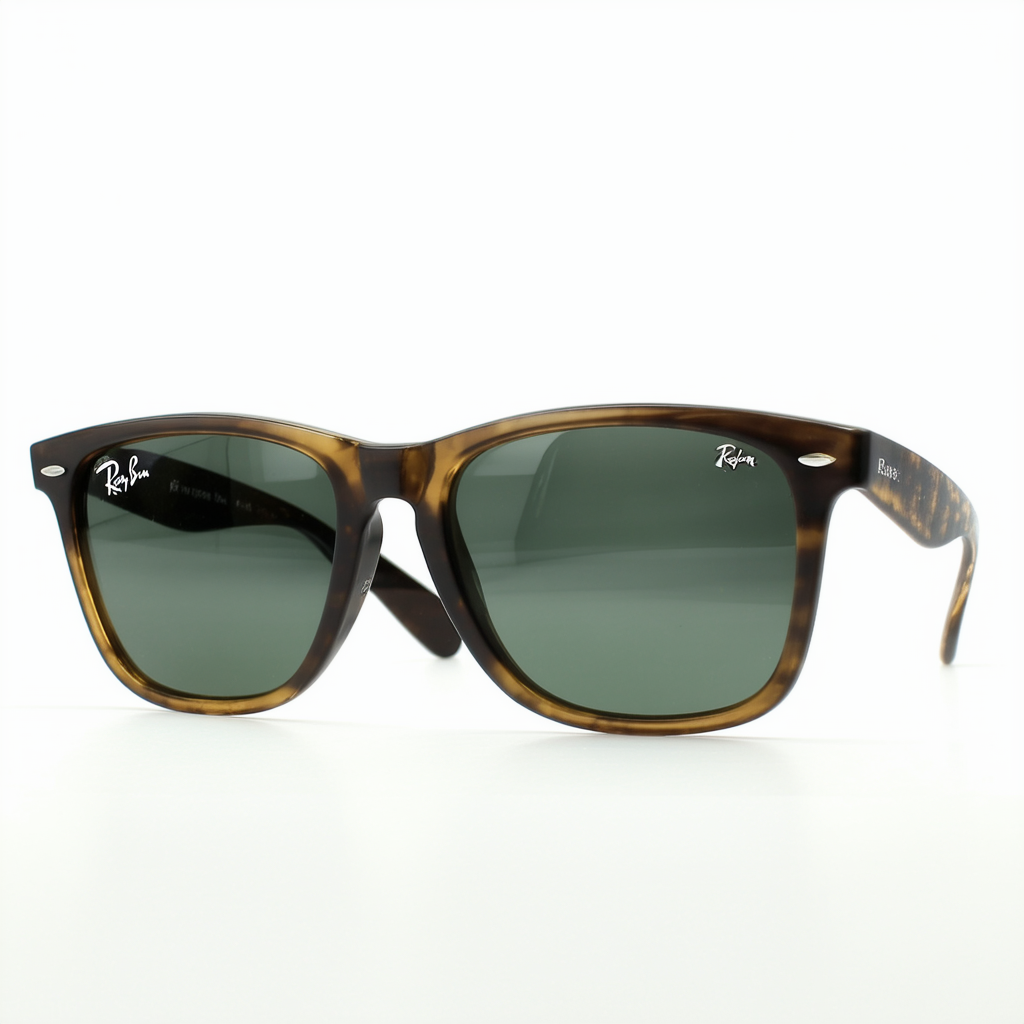 Ray-Ban Original Wayfarer Sunglasses (RB2140) Brown/Green Acetate - Non-Polarized - 50mm