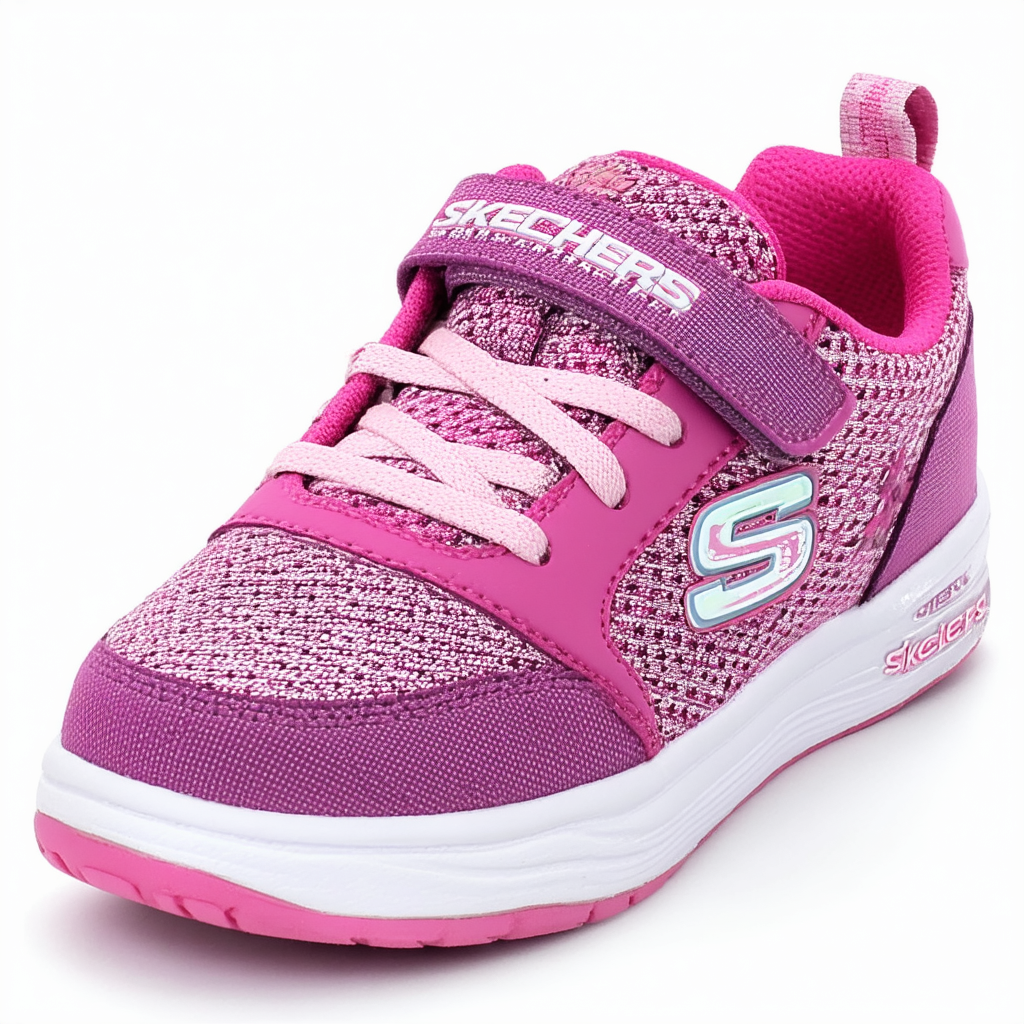 Skechers Kids Girl's Jumpin' JAMS Sneaker, LVMT, 3 Medium US Little Kid