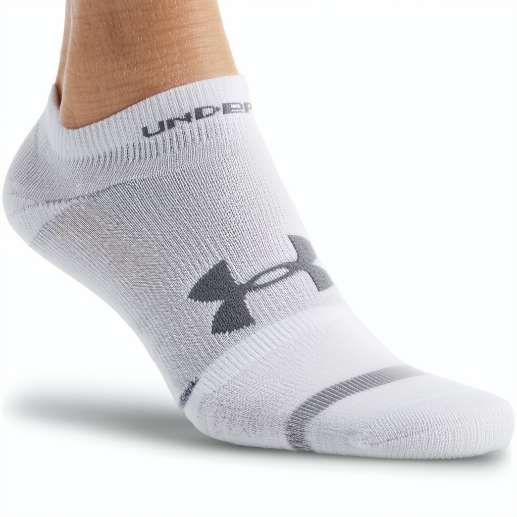 Under Armour Adult Run No Show Tab Socks, 1-Pair