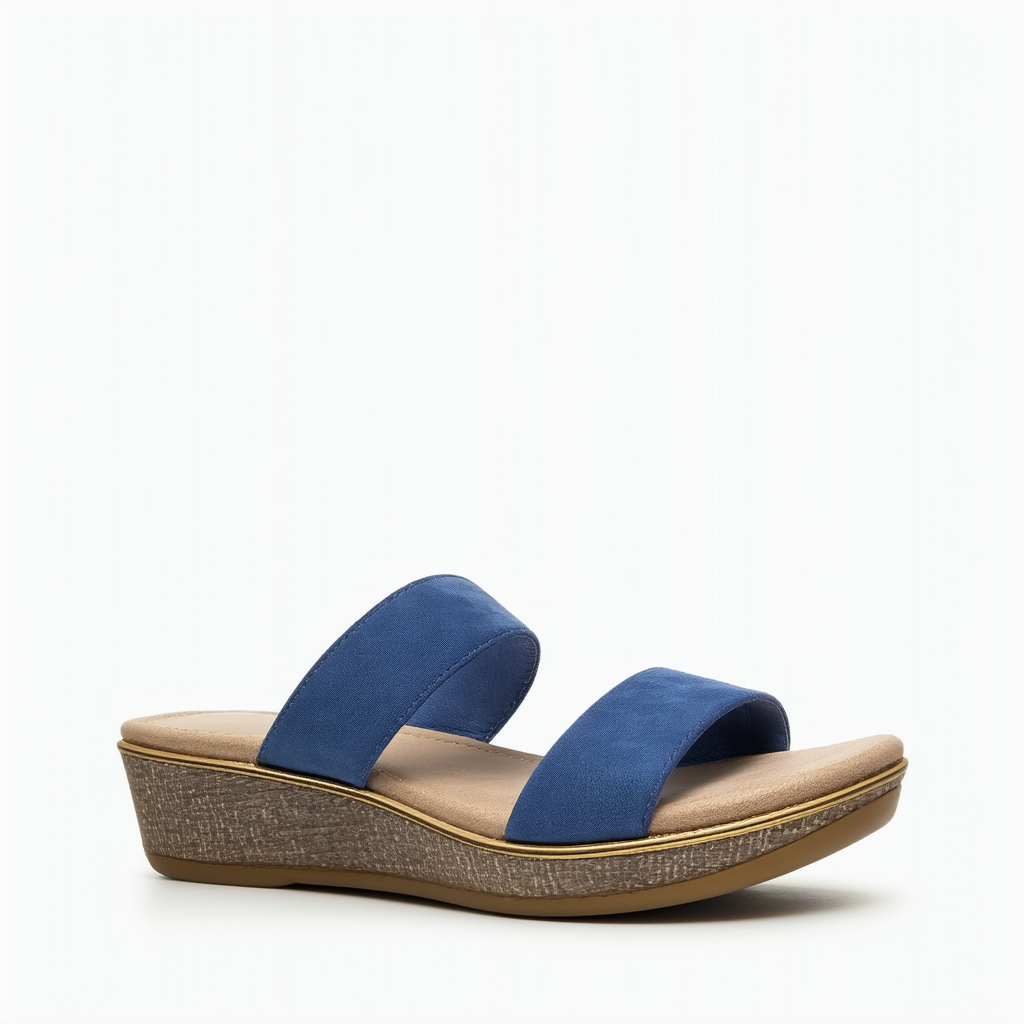 Naturalizer Women's Areda Wedge Sandals, Blue, 10