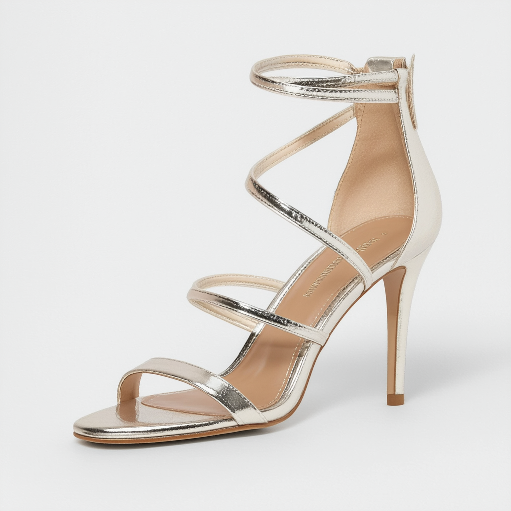 NINE WEST Footwear Women's Nora Metallic Dress Sandal