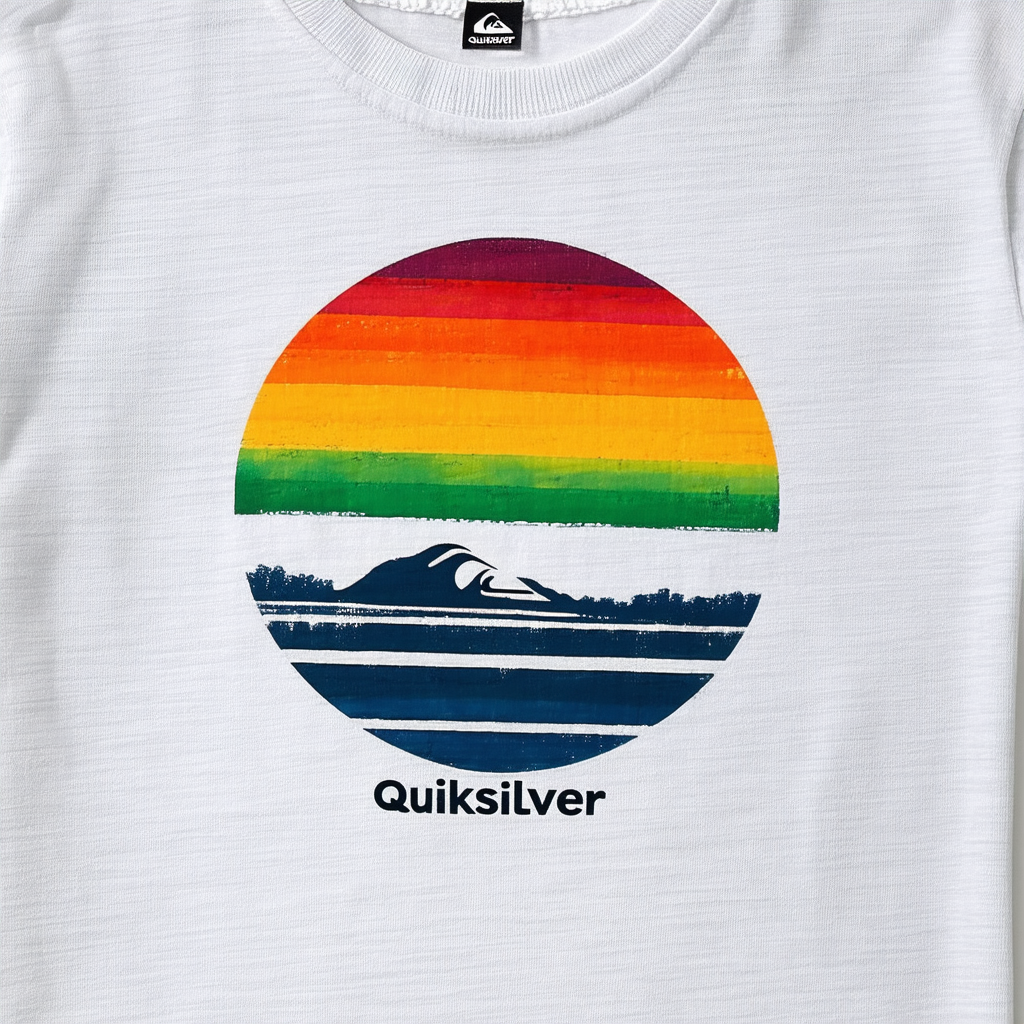 Quiksilver Big Rainbow Circle Boys Tee
