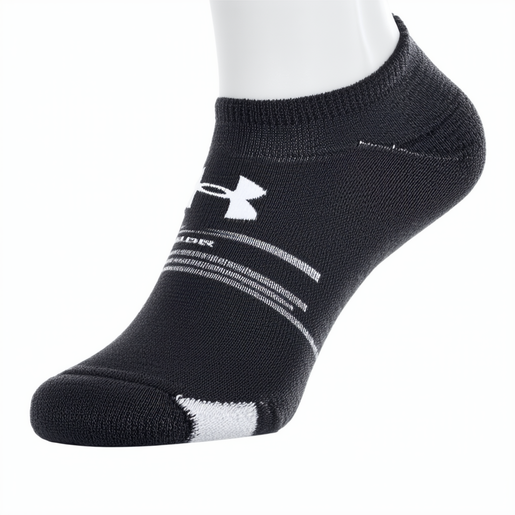 Under Armour Adult Golf Elevated Performance No Show Socks, 2-pair