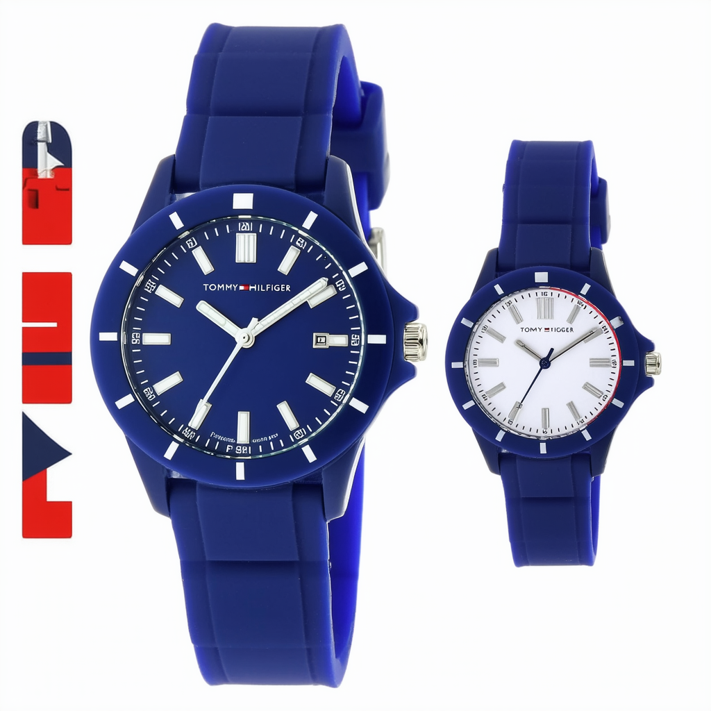 Tommy Hilfiger Women's 1781193 Sport Silicon Reversible Watch