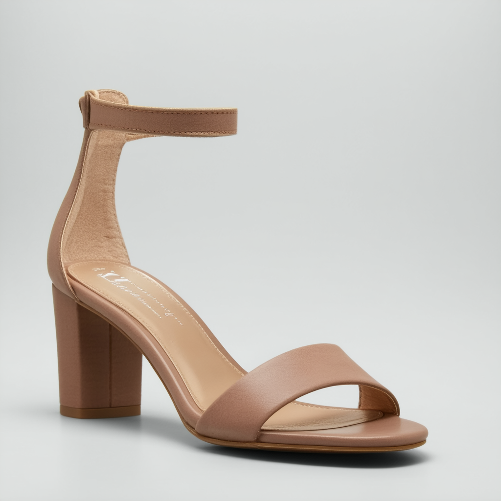 Kenneth Cole Women's Brylie Peep Toe T-Strap Dress Sandal Heeled