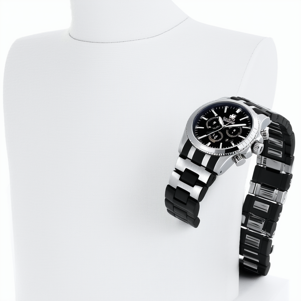 Swiss Legend Men's 21818P-01 Neptune Collection Stainless Steel Black Rubber Watch