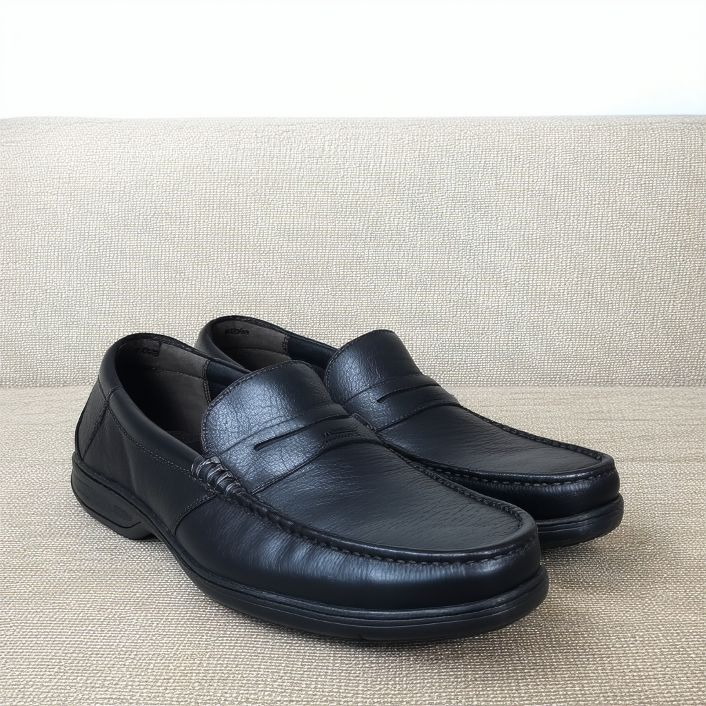 Clarks Men's Ashmont Step Driving Style Loafer, Black Tumbled Leather, 085 W US