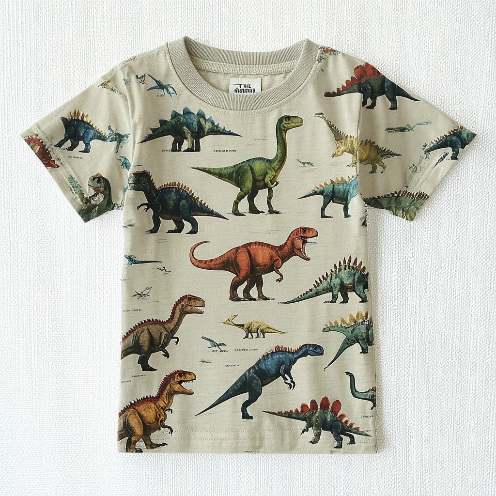 The Mountain Kids Dinosaur Collage T-Shirt
