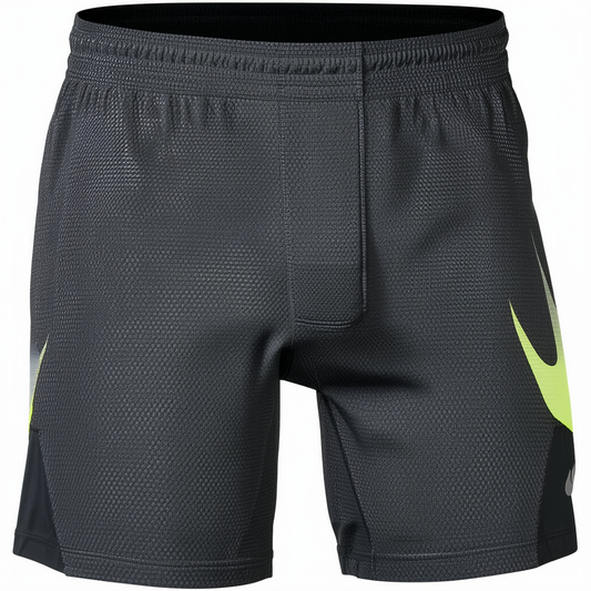 Nike Men's 2" Racer Short, Black/Anthracite/Volt/Reflective Silver, LG X 2