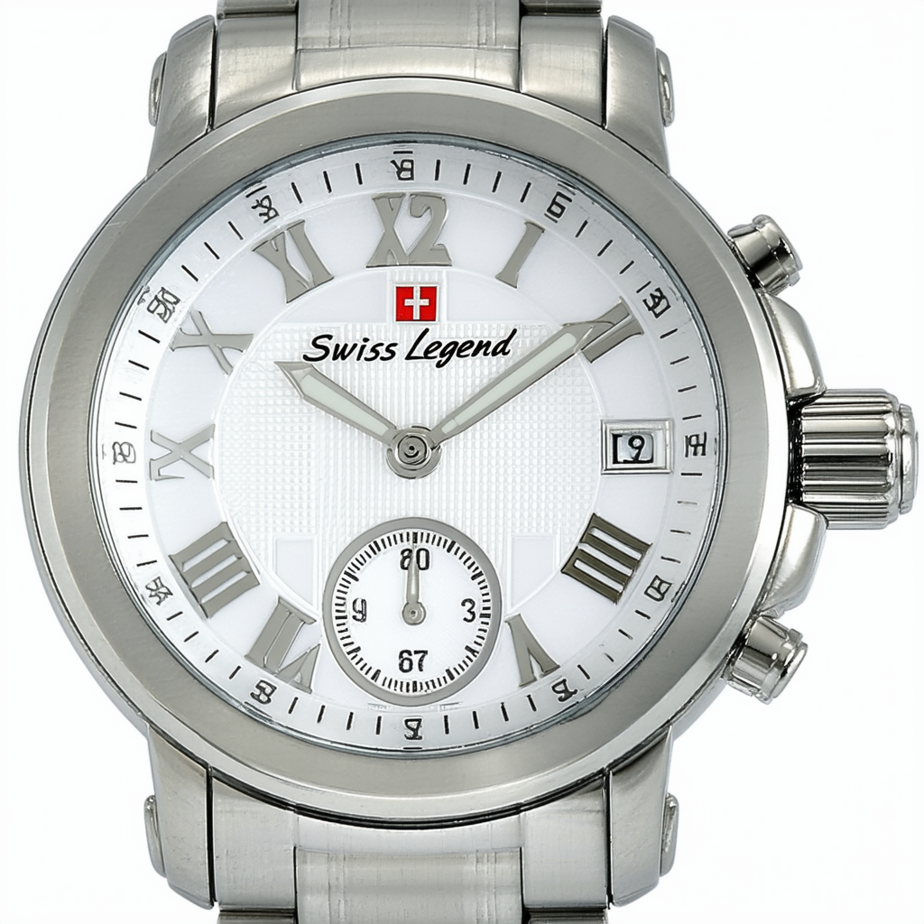 Swiss Legend Men's 21397-11 Classic Analog Display Swiss Quartz Silver Watch