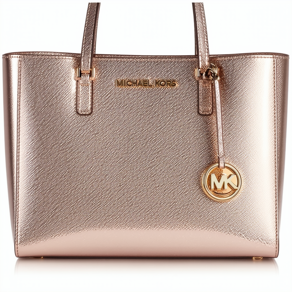 Michael Kors - Jet Set East/west Signature Tote - Mirror Metallic Rose Gold - 30h2mttt4z