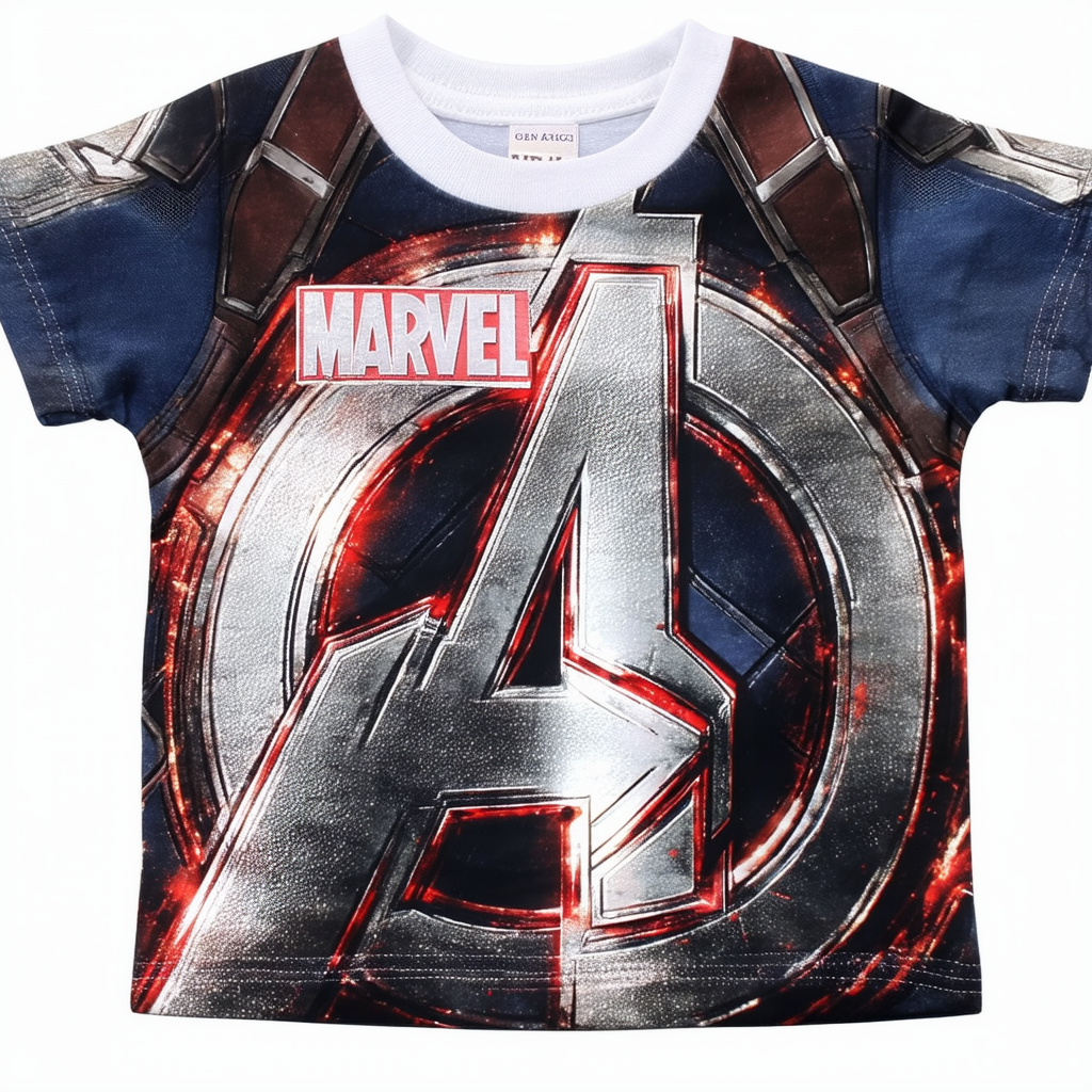 Marvel Avengers Metallic T-Shirt Toddler to Big Kid