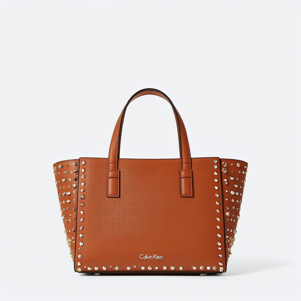 Calvin Klein Avery Pebble Stud Embellished N/s Tote