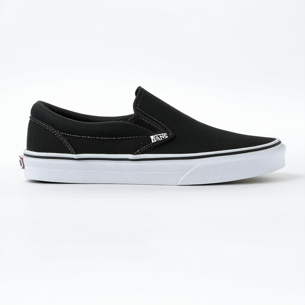 Vans Classic Slip On Black Mens Trainers
