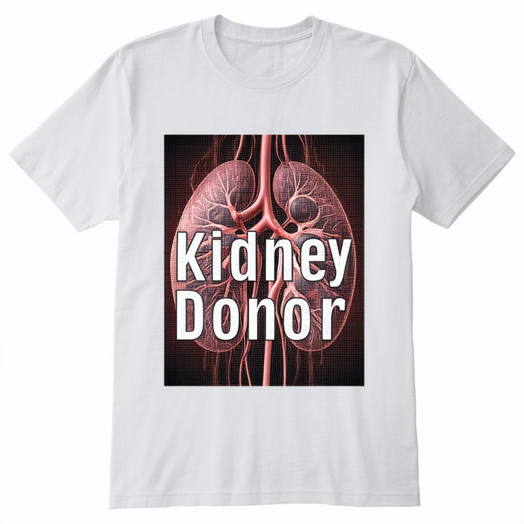 CafePress Kidney Donor T Shirt 100% Cotton T-Shirt, White