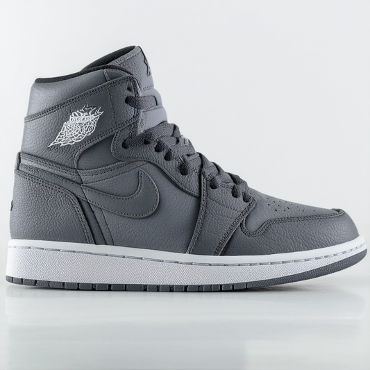 Nike Men's Air Jordan 1 Mid COOL GREY/WHITE/COOL GREY Basketball Shoe - 9.5 D(M) US