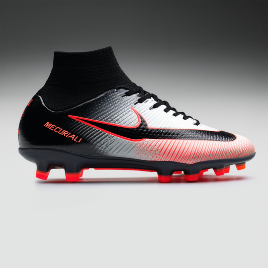 Nike Men's Mercurial Veloce Ii Cr Fg Black/White/Total Crimson Soccer Shoes