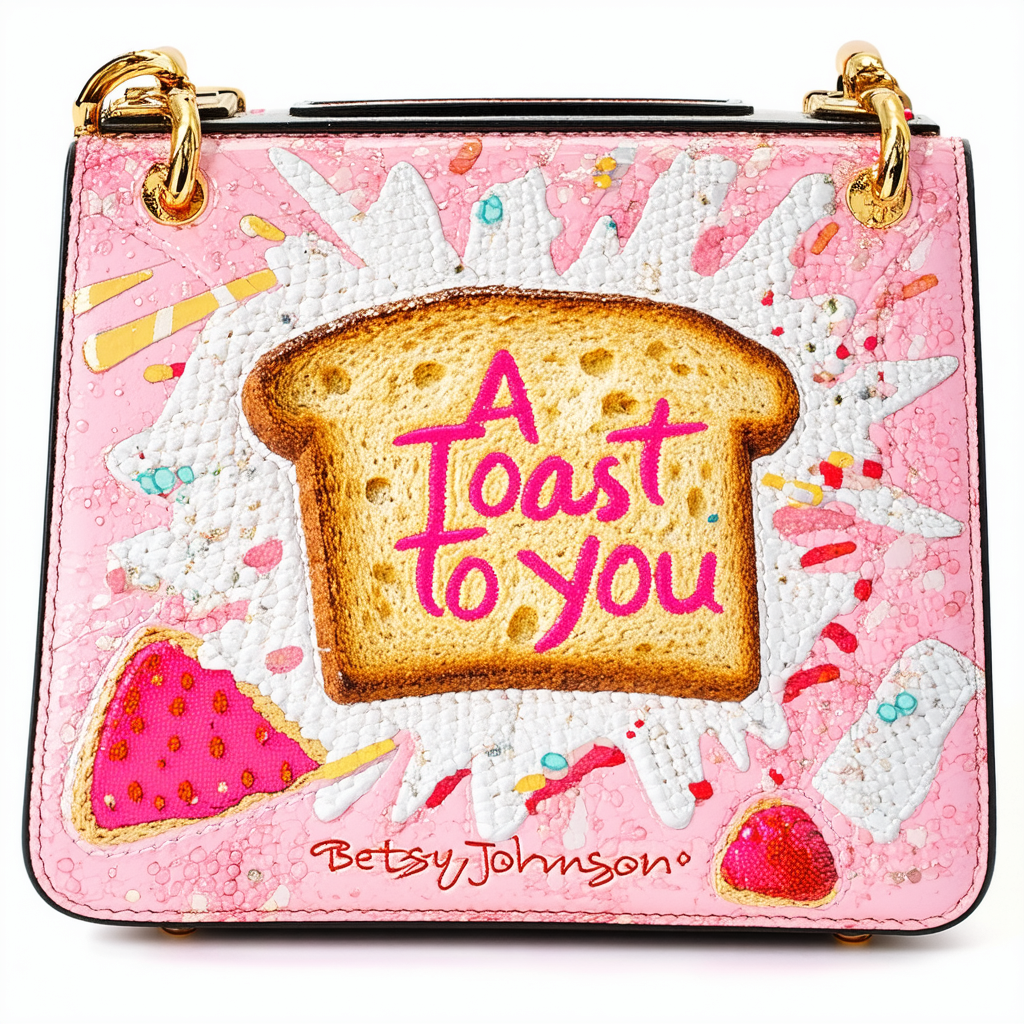 Betsey Johnson A Toast to You POPTART and Toaster Crossbody