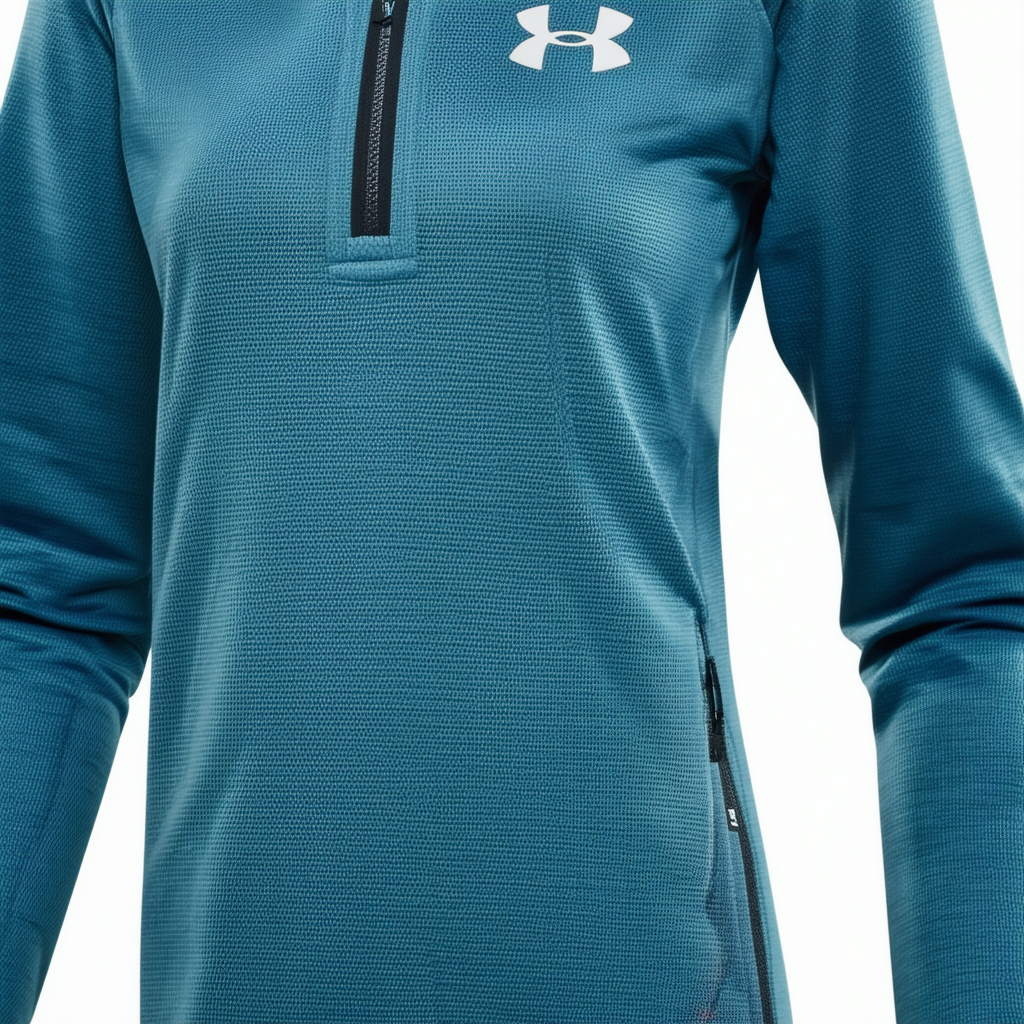 Under Armour Girls Coldgear 1/2 Zip Shirt