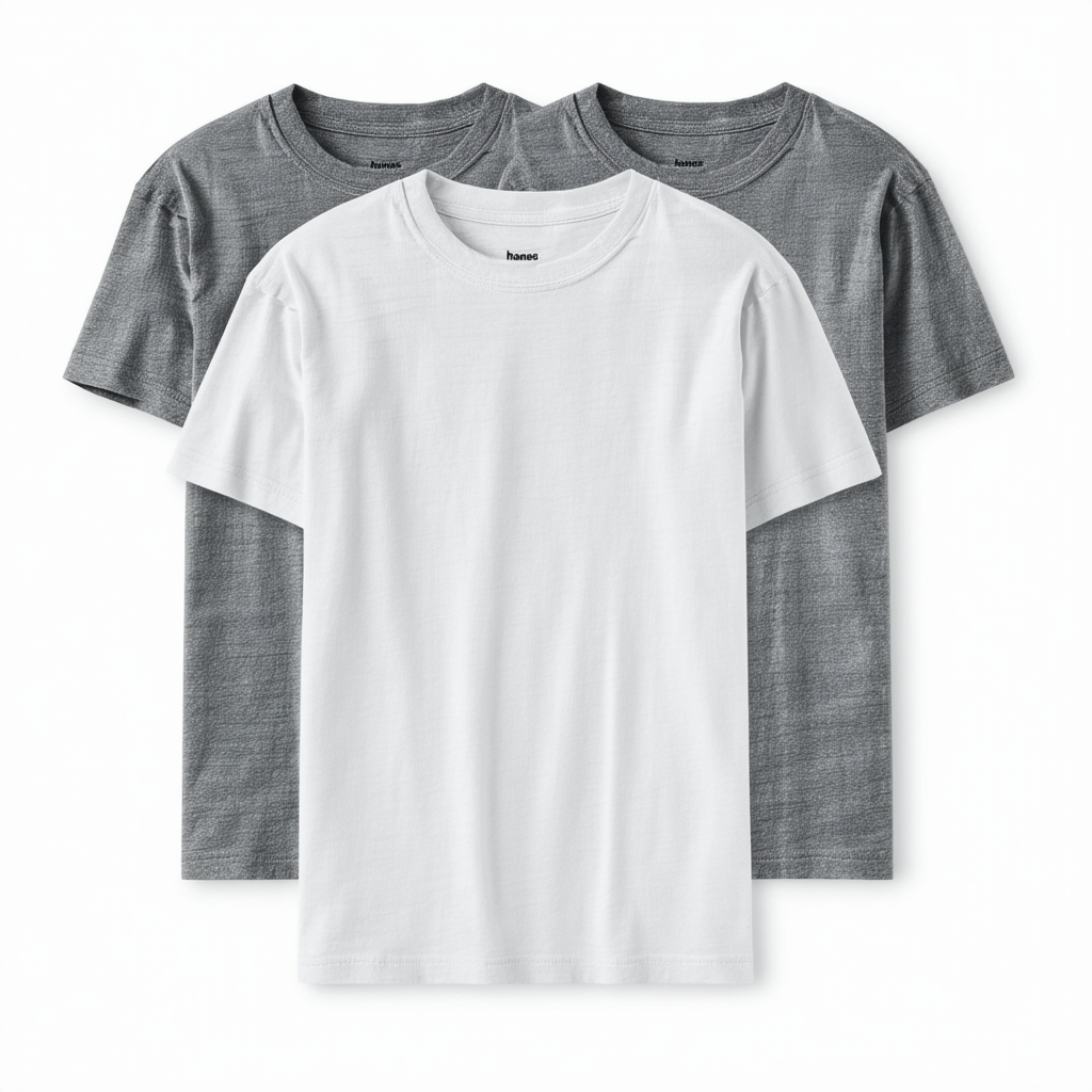 Hanes Boys' Essentials Short Sleeve T-shirt Value Pack (3-pack)