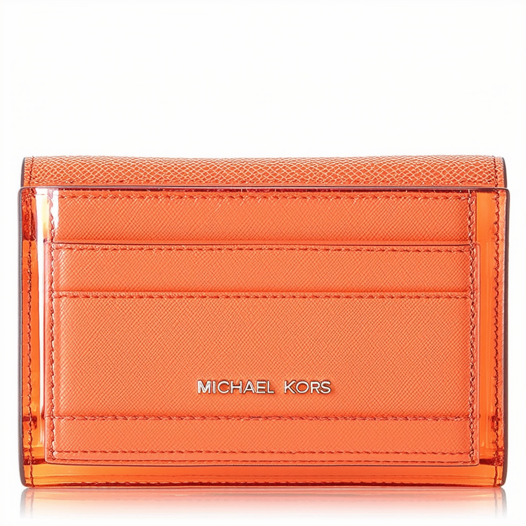 Michael Michael Kors Women's MK Plate Jelly, Tangerine, 8 M US