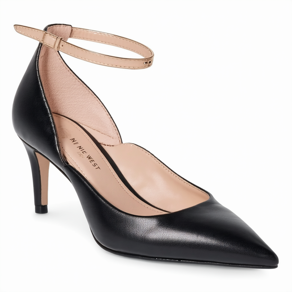 NINE WEST Women's Sling Back Kitten Heel Pump