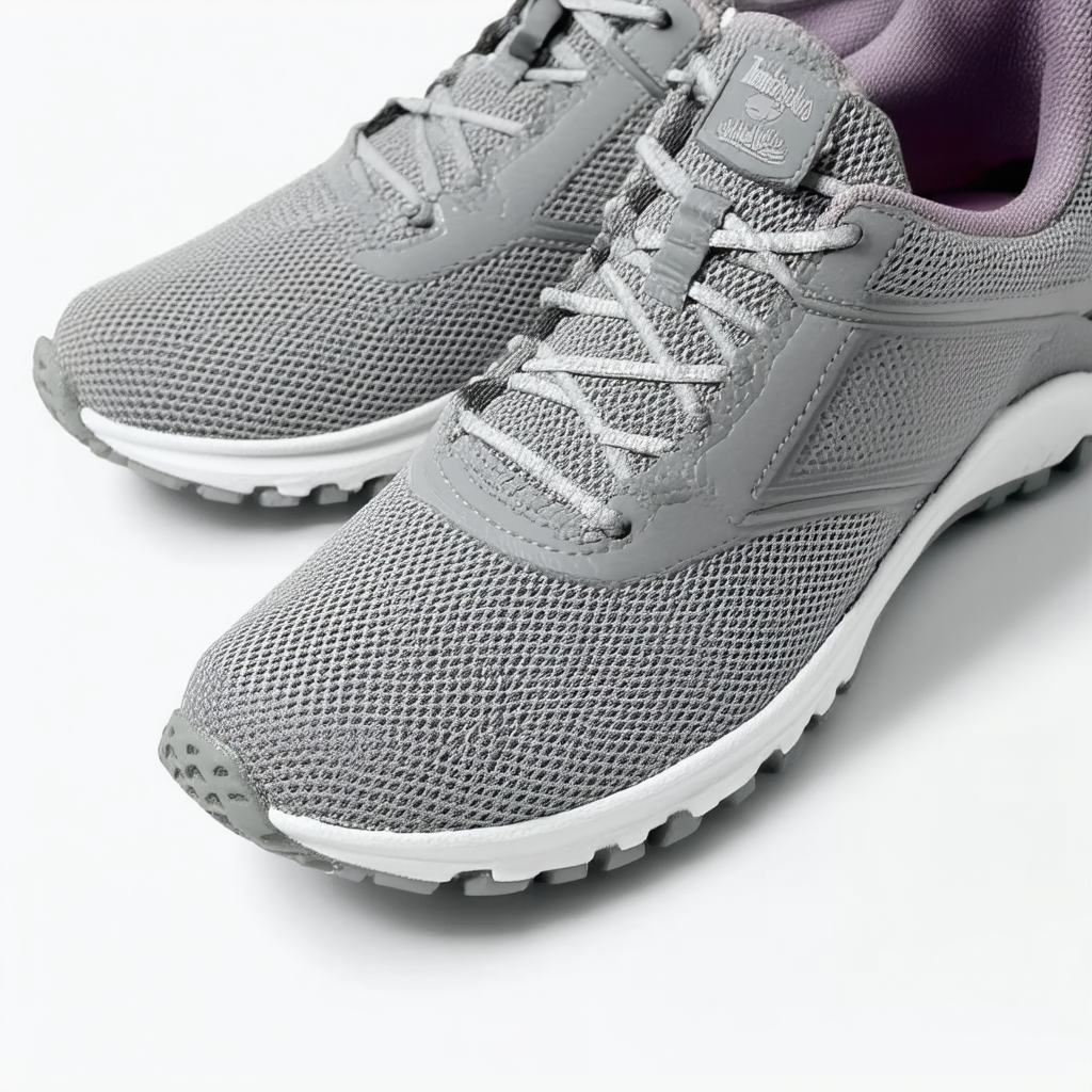 Timberland Women's Hypertrail Mesh Athletic Flat,Grey,8 M