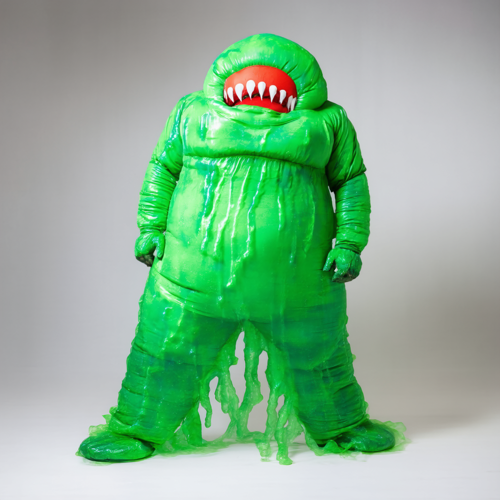 Rubie's mens Unisex-adult Slimer Adult Sized Costumes, Green, Standard US