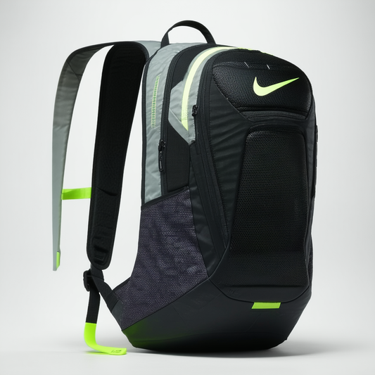 Nike KD Max Air VIII Basketball Backpack Black/Tumbeled Grey/Volt